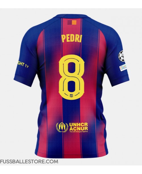 Günstige Barcelona Pedri Gonzalez #8 Heimtrikot 2025-26 Kurzarm Günstige Barcelona Pedri Gonzalez #8 Heimtrikot 2025-26 Kurzarm